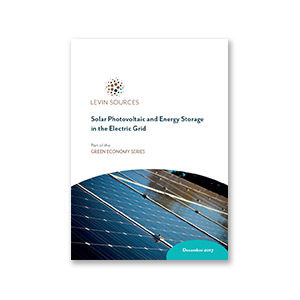 Green Economy Series: Solar Photovoltaic and Energy Storage in the Electric Grid