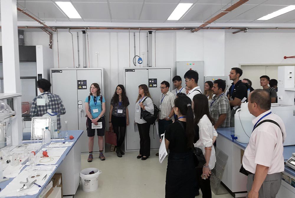 Laboratory visits and absorbent technology demonstrations, part of the three-day workshop in Astana, Kazakhstan. Photo: Levin Sources Laboratory visits and absorbent technology demonstrations, part of the three-day workshop in Astana, Kazakhstan. Photo: Levin Sources