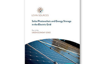 Green Economy Series: Solar Photovoltaic and Energy Storage in the Electric Grid